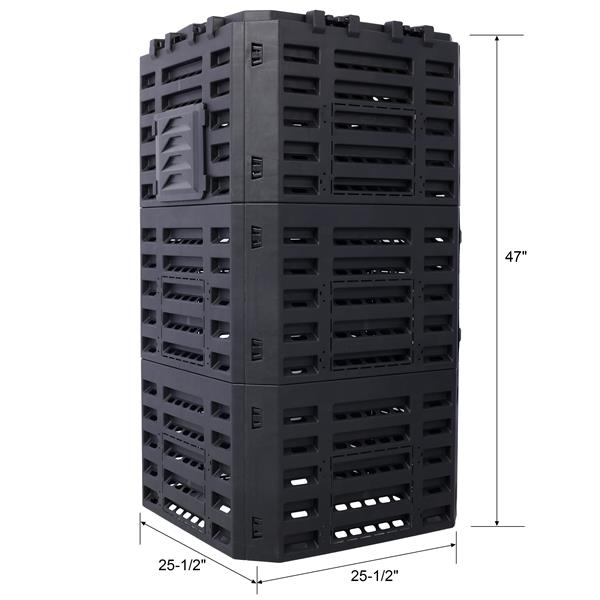 Supplier dimension drawing for the bin