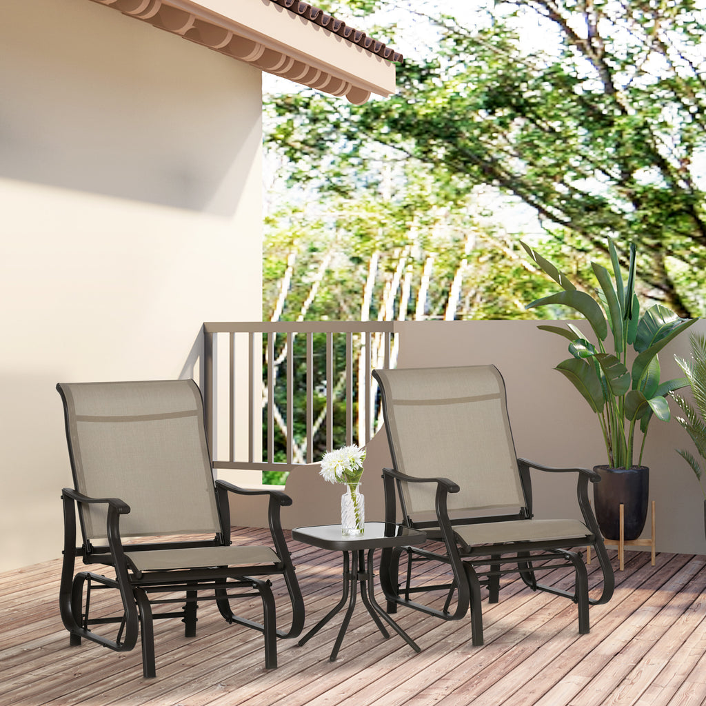 Glider chair frame and base