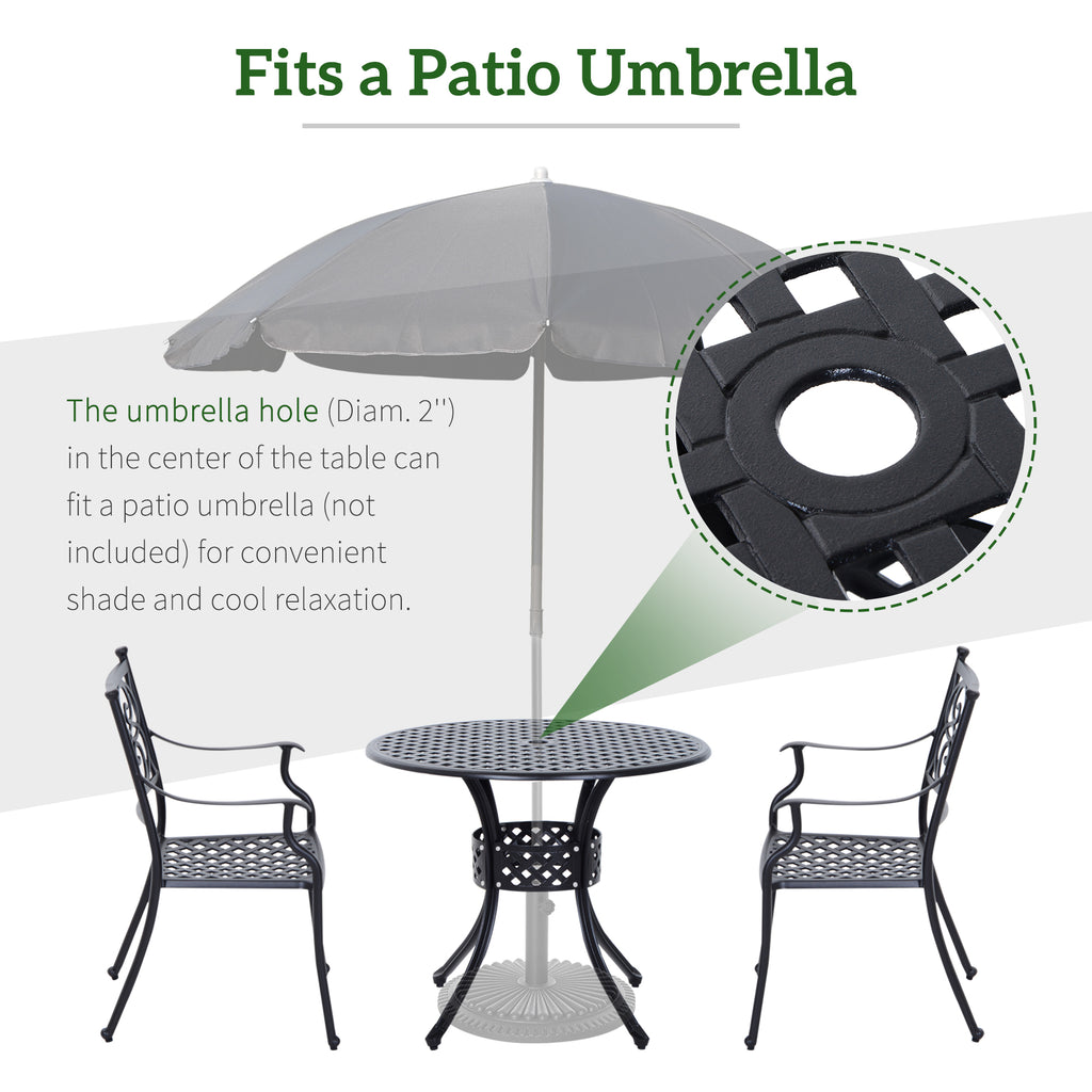 Patio table base and adjustable foot pads
