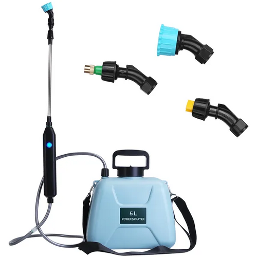 Electric sprayer with its wand and four nozzles