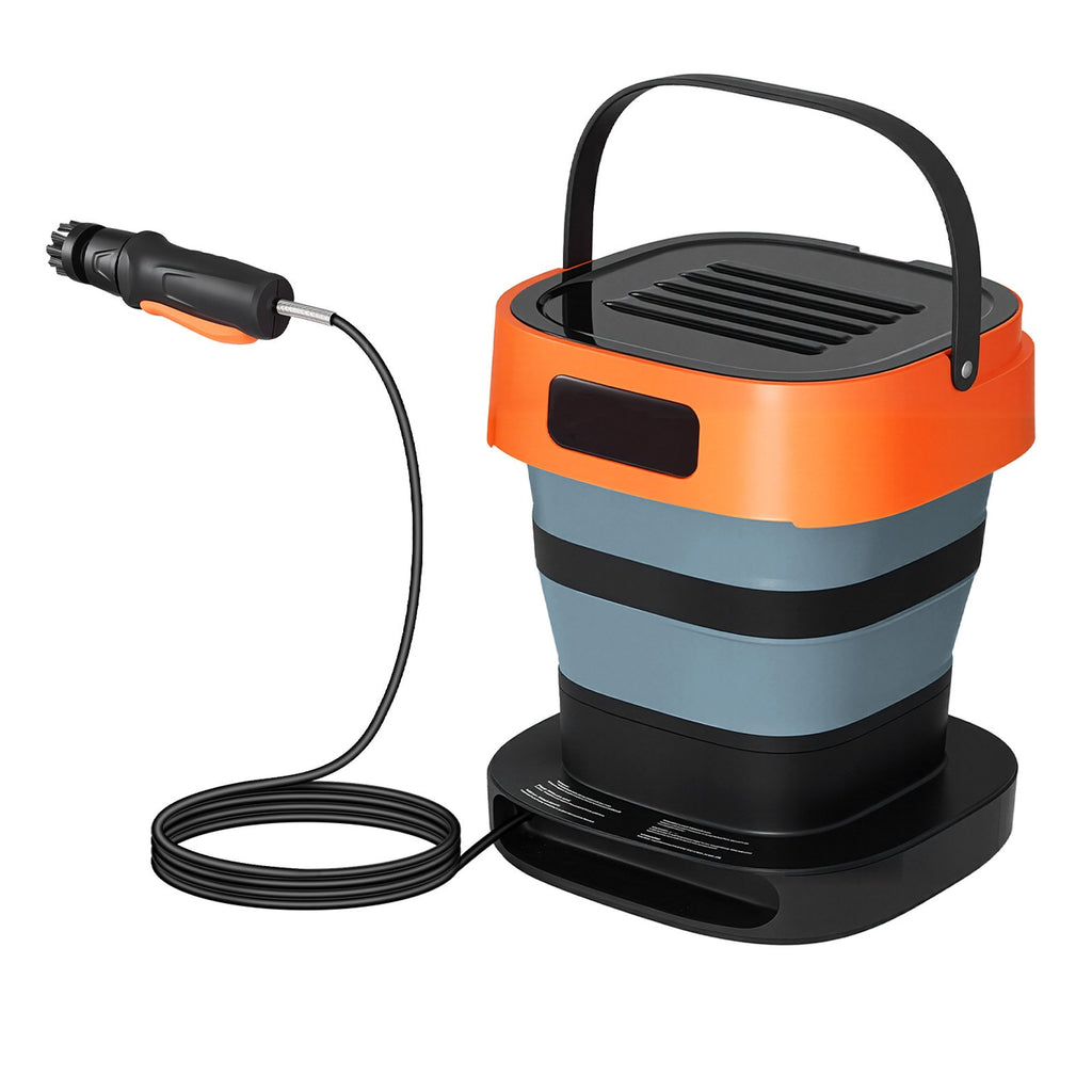 Cordless pressure washer with its hose and wand