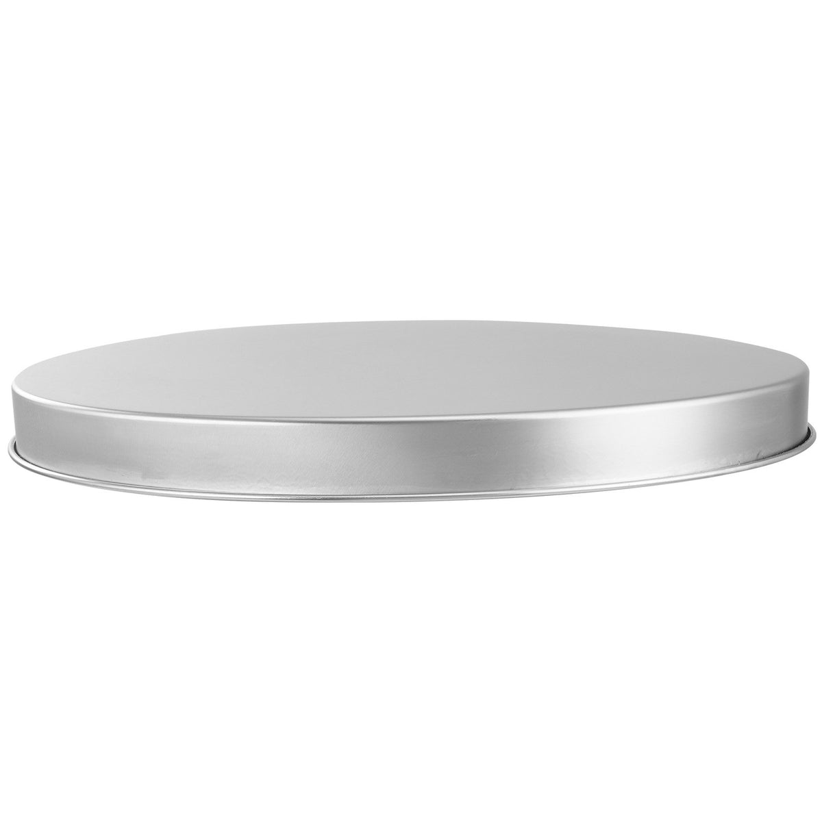 Solid stainless steel fire pit lid, 20 inch, edge profile