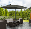 Fifteen-Foot Double-Sided Umbrella