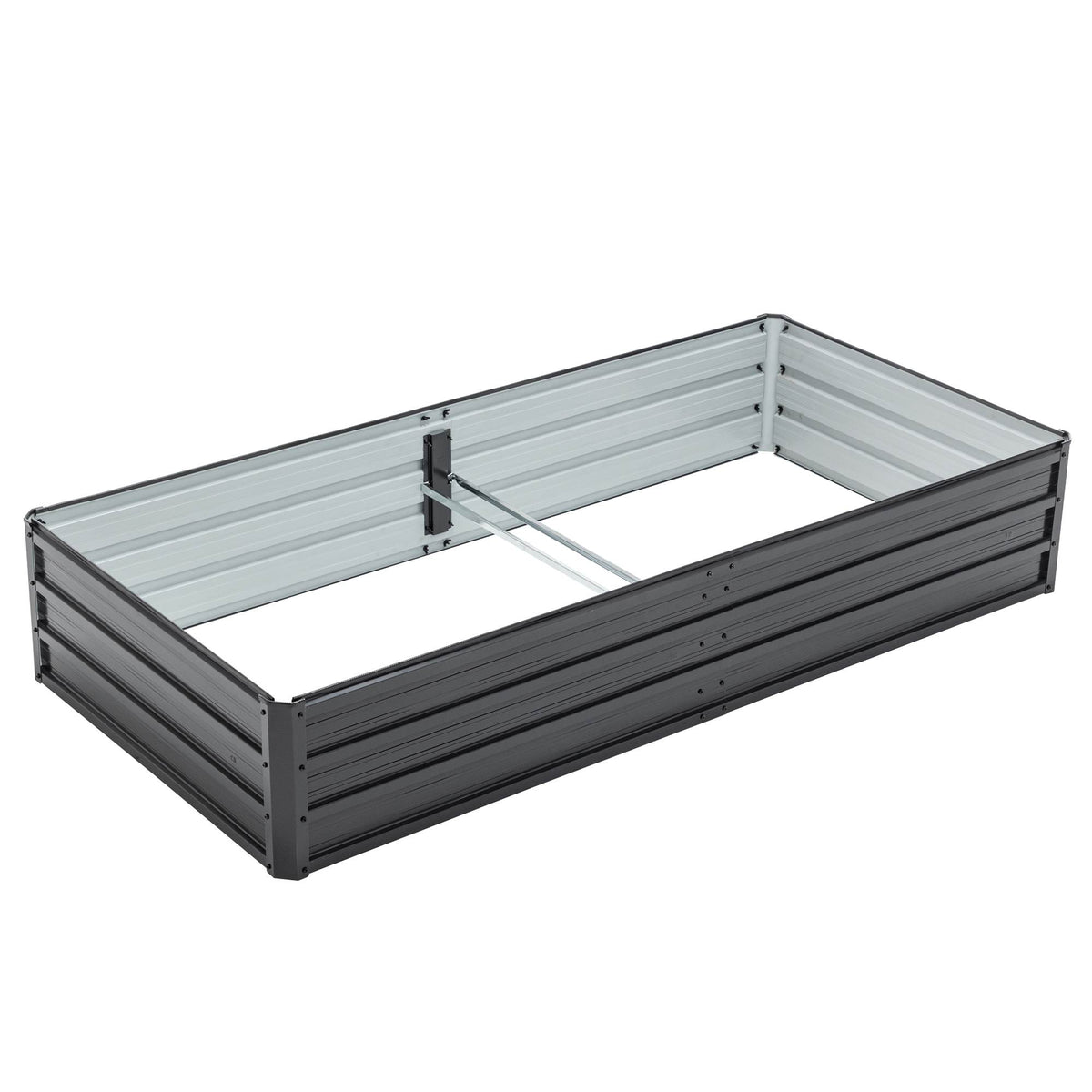 Black Galvanized Raised Bed