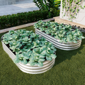 Two Galvanized Raised Beds