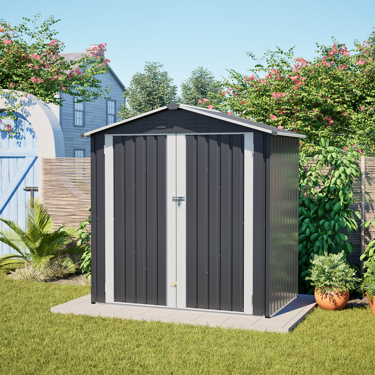 Six-by-Four Storage Shed