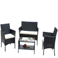 Four-Piece Rattan Seating Set